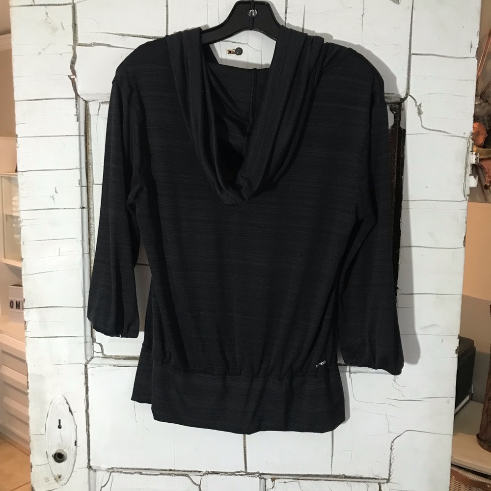 Adidas cowl neck black hoodie - Picture 4 of 7